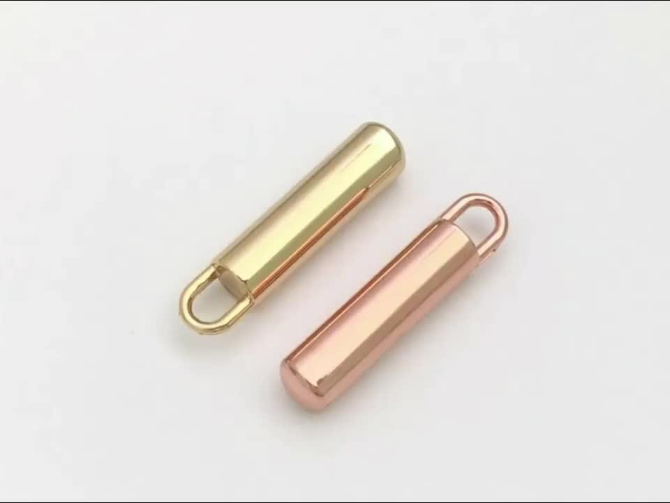 Bag Accessories Rose Gold Customized Metal Zipper Slider And Puller