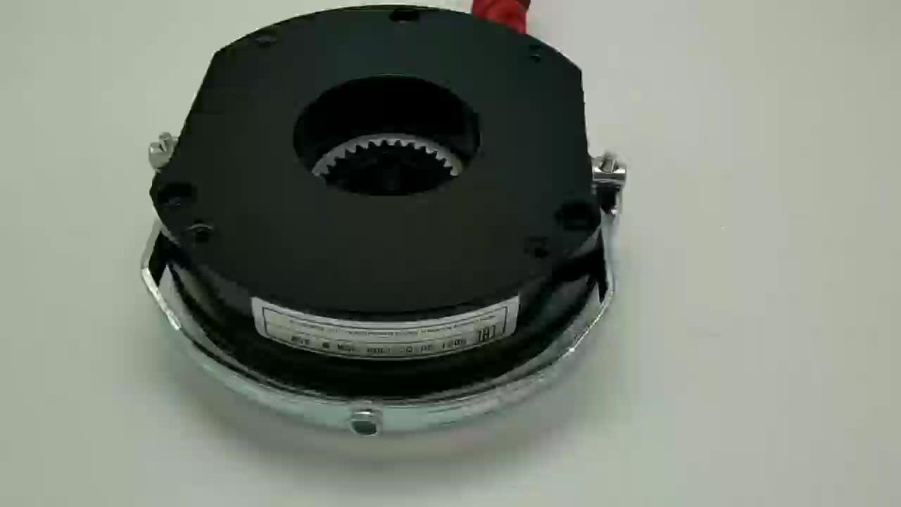 DC spring applied crane brake for disc brake hub motor