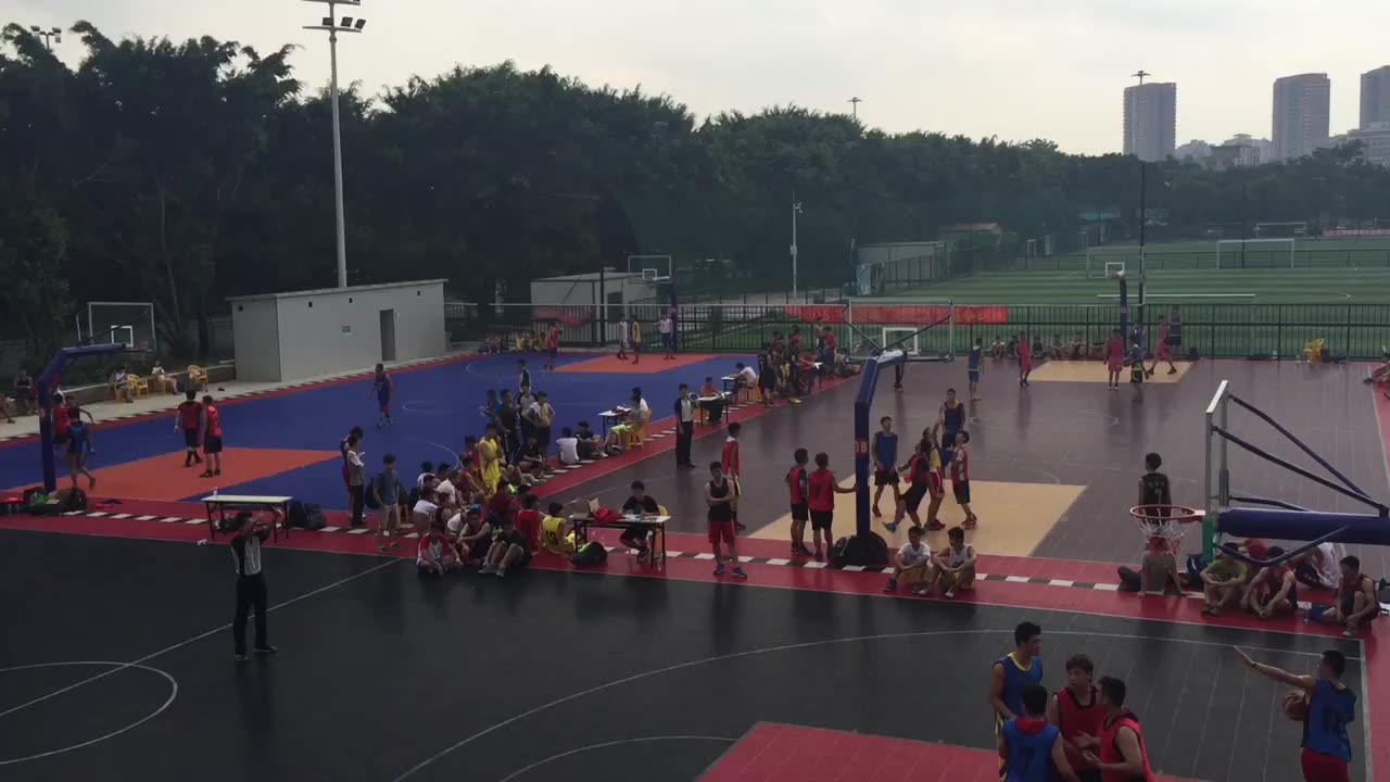 Outdoor Mini Basketball Court Size