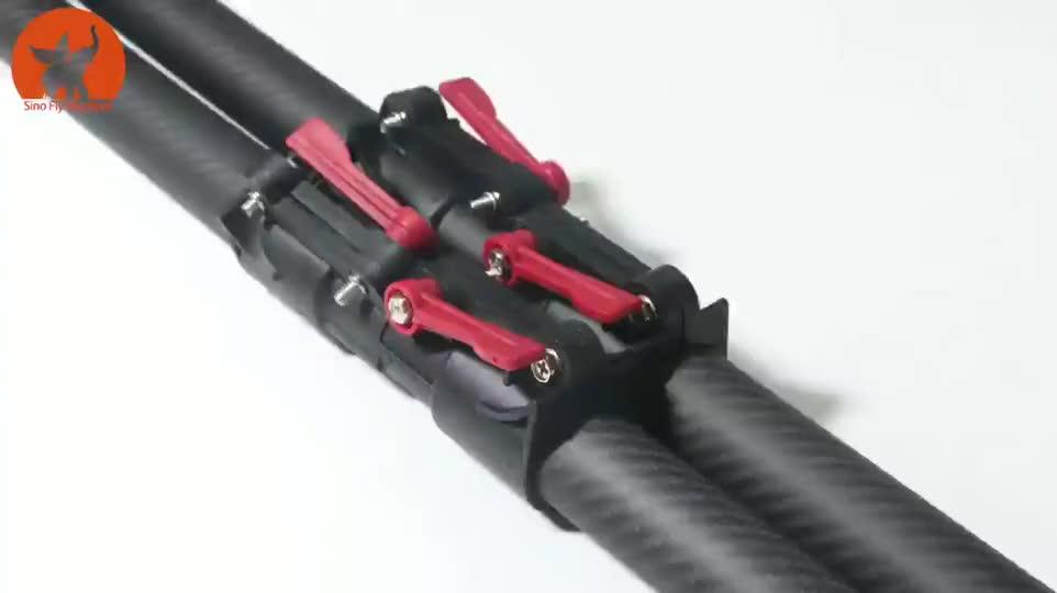 High Strength Telescopic Carbon Fiber Tubes With Twist Locking Clamps