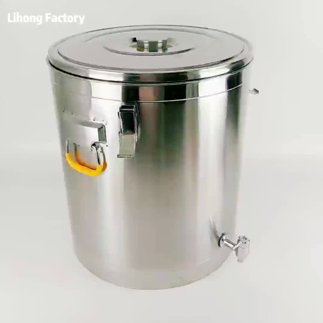 Commercial Restaurant Insulated Barrel Stainless Steel Heat Insulation