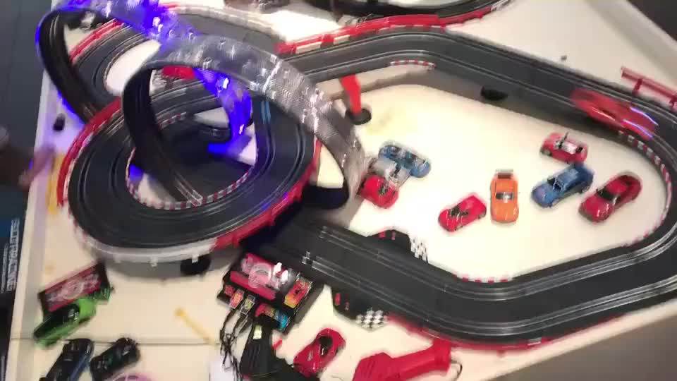 Amazon Top Sale Plastic Electric Racing Sets Slot Car Track Buy Slot