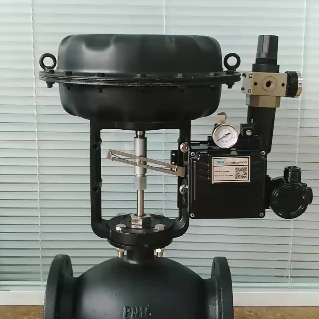 Pneumatic Flange Regulating Valve,High Temperature Steam Threeway