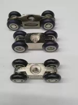 Wooden sliding door guide rail hanging wheel hanging sliding door single wheel hook door curtain Industrial hanging door track sliding rail pulley