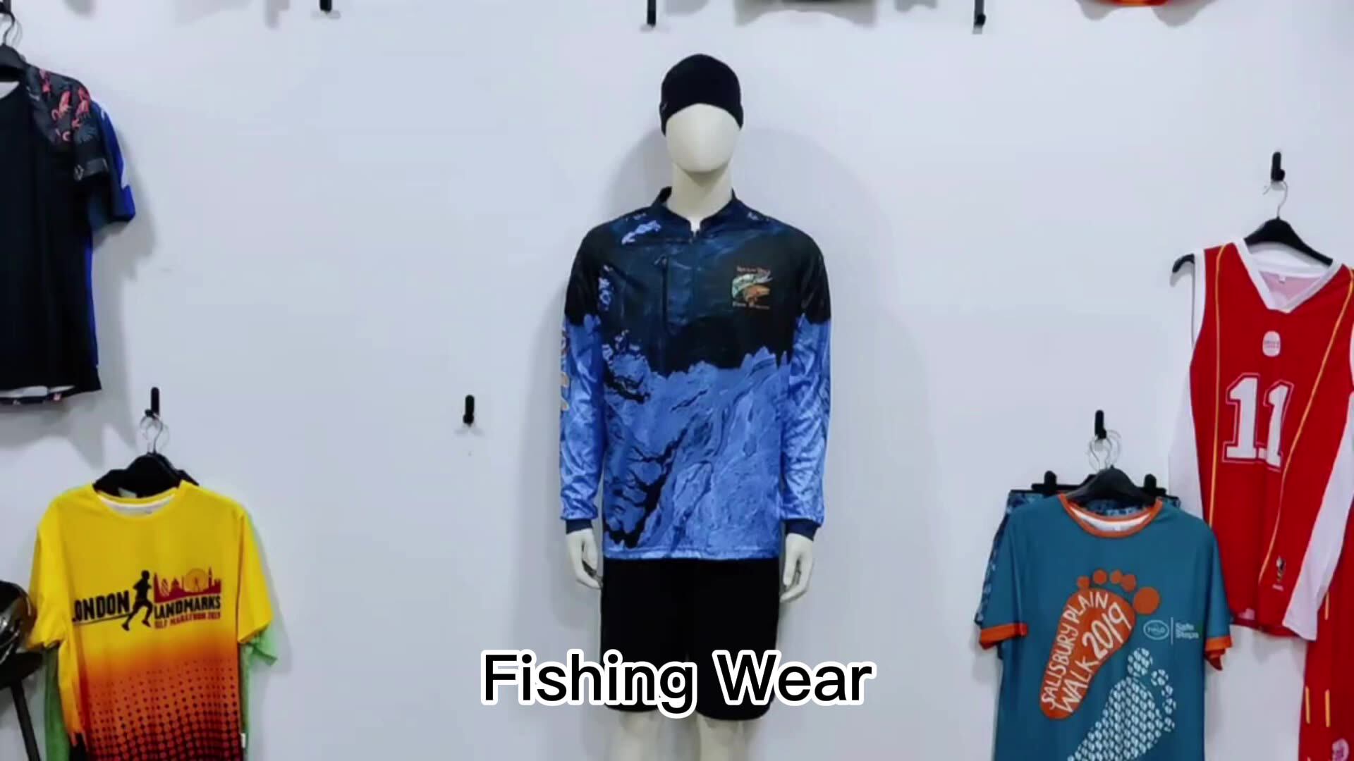 Performance Shirts Long Sleeve Fishing Clothing Anti Uv Fishing Shirt