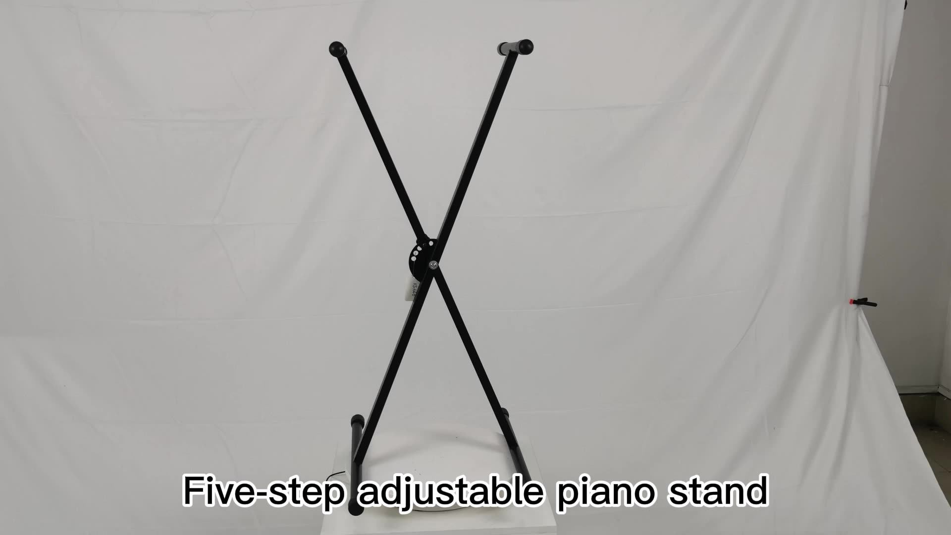 Ksa4tb Adjustable Portable X Music Keyboard Stand Wheels Display