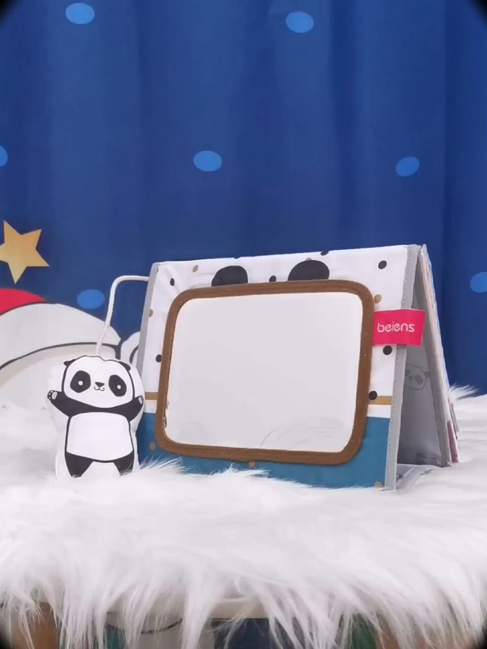 Benshi Baby stereoscopic cloth book Baby early education tear not rotten story book 0 Newborn 3 months 6 toys 9