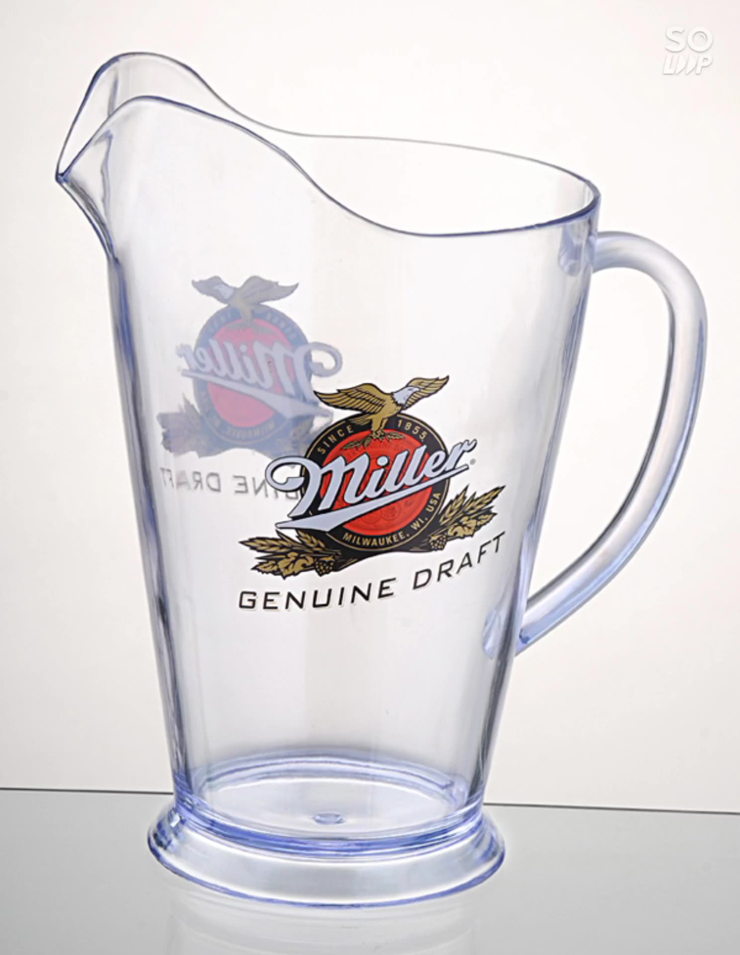 1.3l 1.8l Custom Made Clear Plastic Beer Pitchers Wholesale Buy