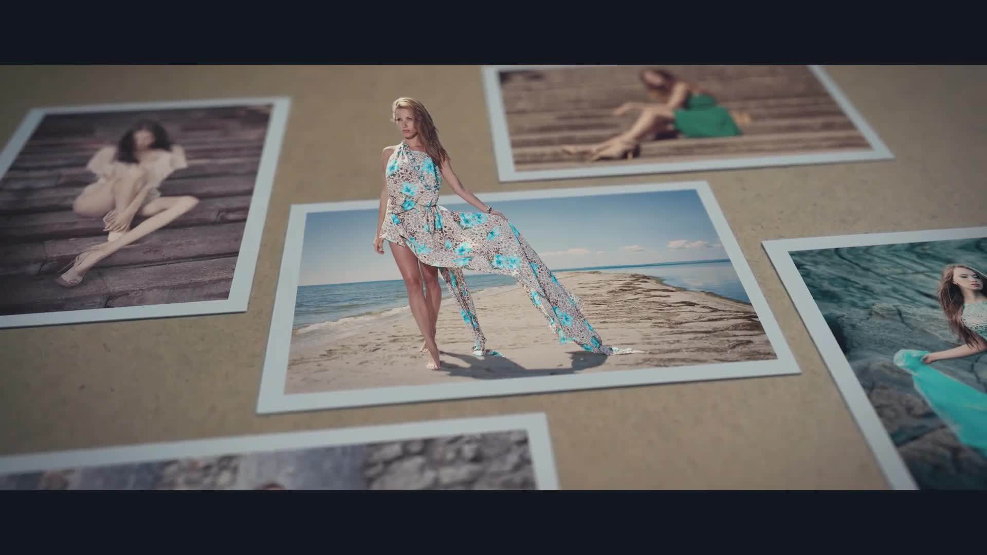 AE模板 唯美大气三维空间照片堆叠立体人像抠像特效突出展示