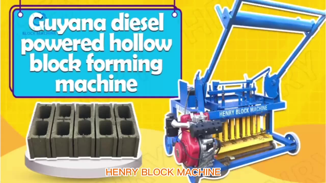 Movable Egg Laying Concrete Hollow Block Making Machine (qmd445) Buy