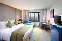 Отель Shanghai Hongqiao (Tulip Brand Hotel) Номер Делюкс Fun с кроватью размера «king-size»