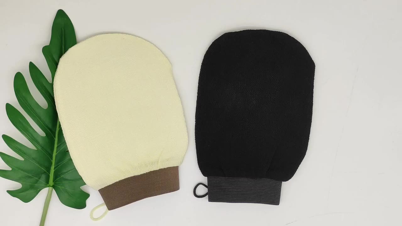 Skincare Korean Exfoliating Mitts Gloves Visibly Lift Away Dead Skin