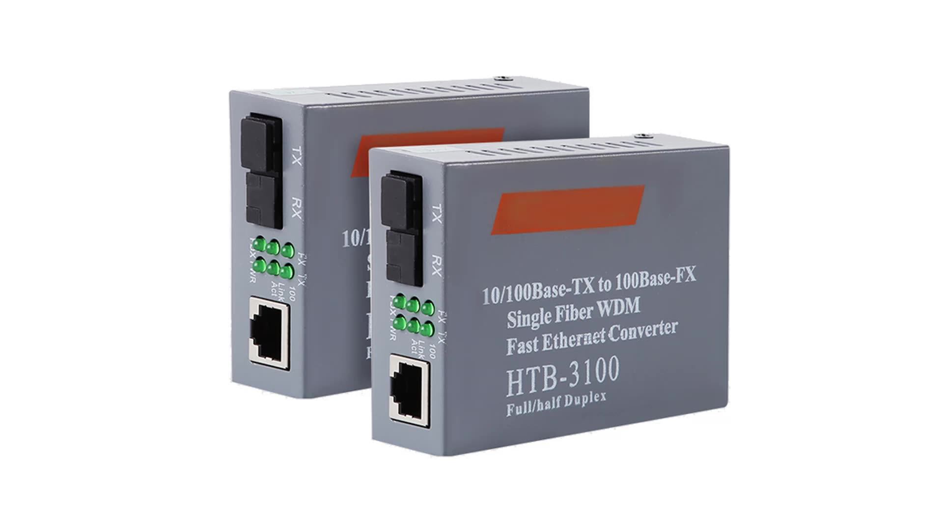Htb3100 Netlink Htb3100 Optical Fiber Converter 10/100m Single Mode