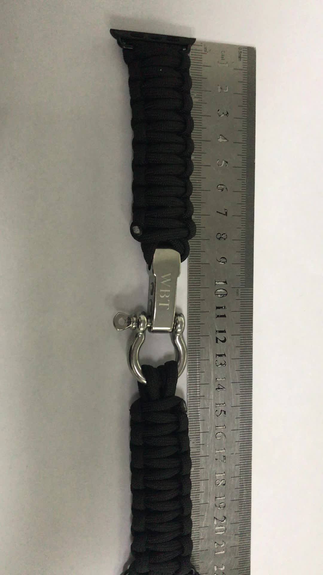 Handmade Durable Adjustable Custom Color Paracord Band Watch Wrist