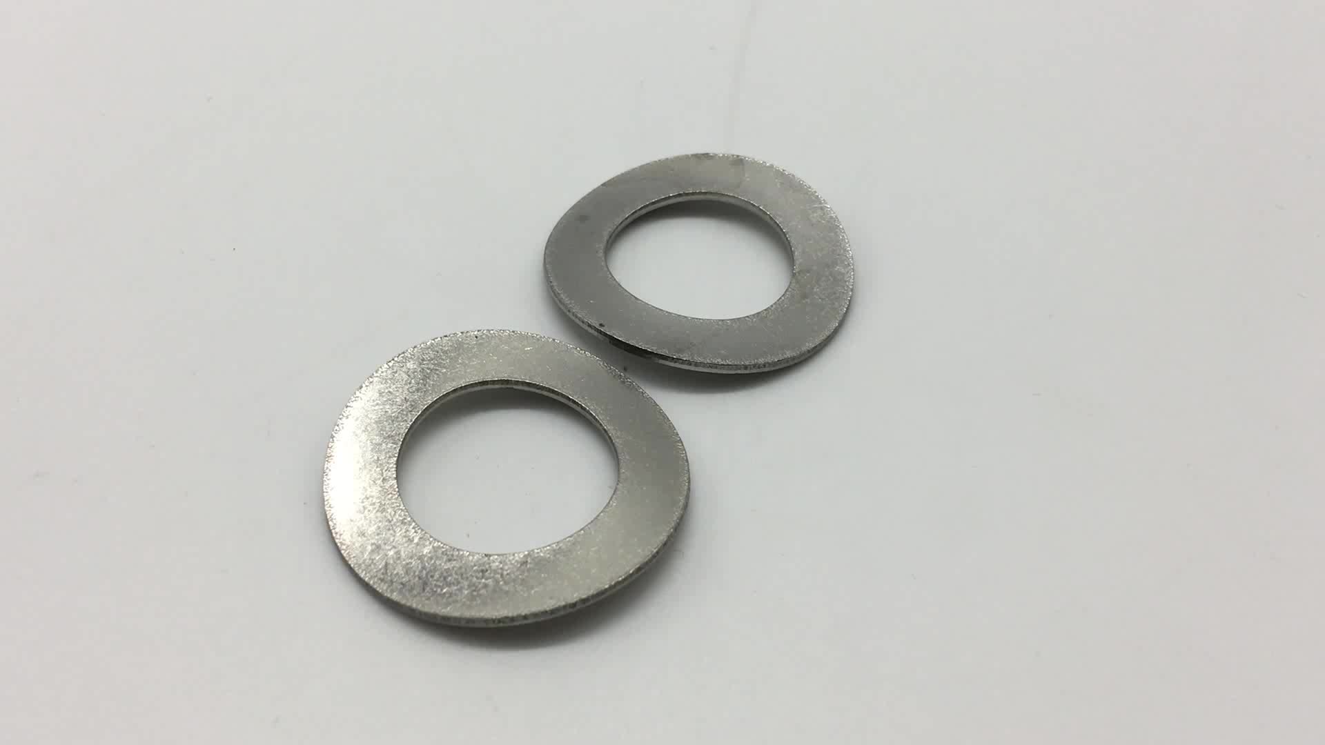 Din127b Stainless Steel 304 316 Hardened Shim Steel Screw Retain Curved