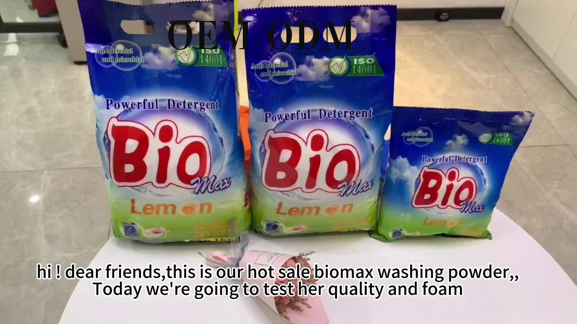 30g50kg Best Selling High Effective Washing Powder Detergent Bulk