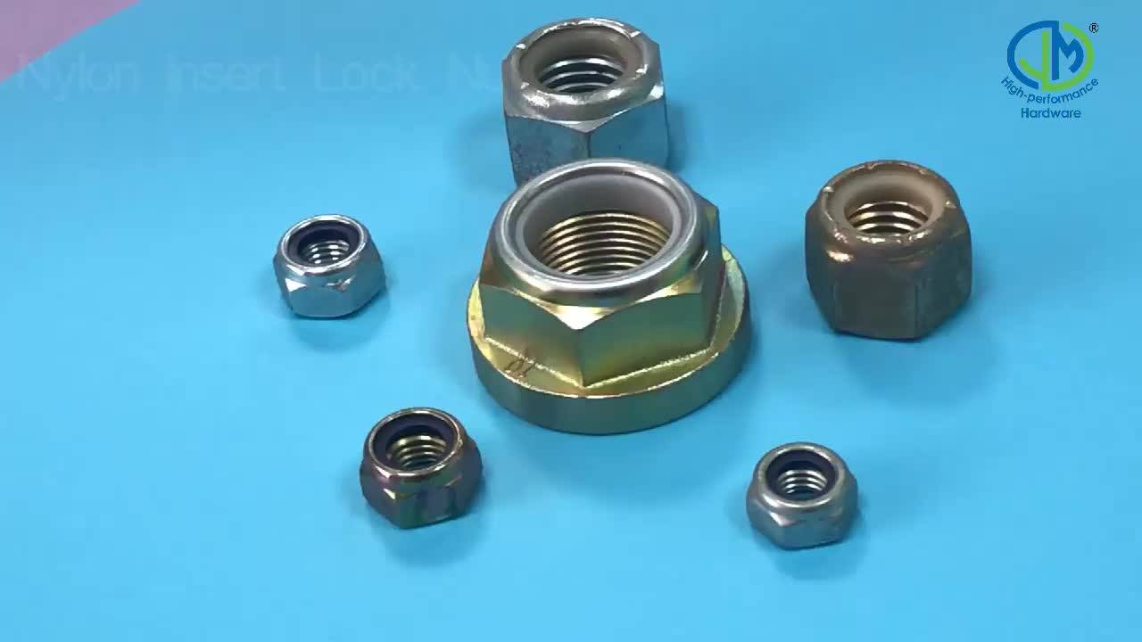 Din 985 Din 982 Geomet 500b Znni Plated Nylon Insert Lock Nut Buy