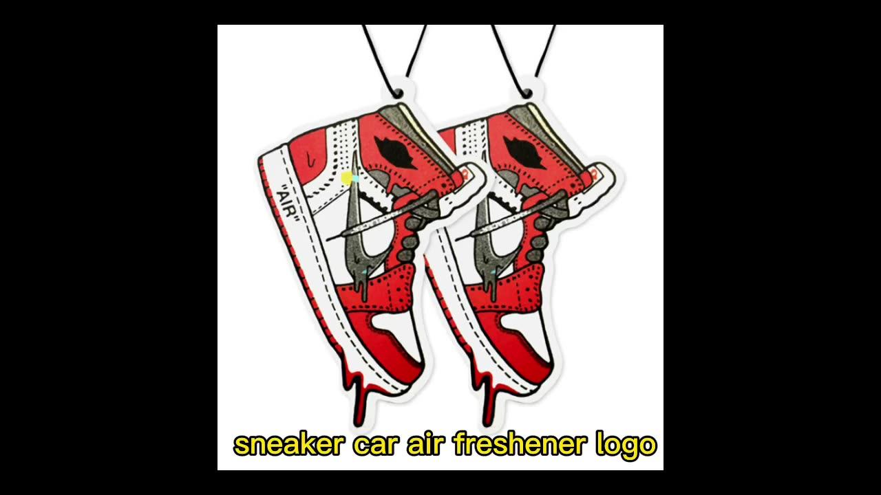 Custom Sneaker Car Air Freshener Hanging Air Fresheners Good Printing