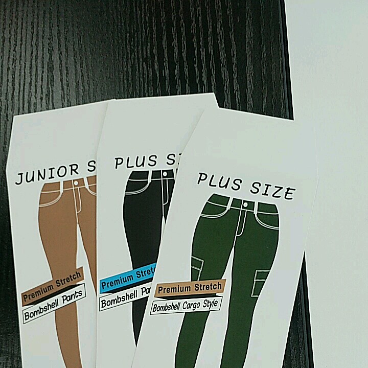 Pvc Hangtag Custom Printing Brand Name Logo Plastic Price Tag Label