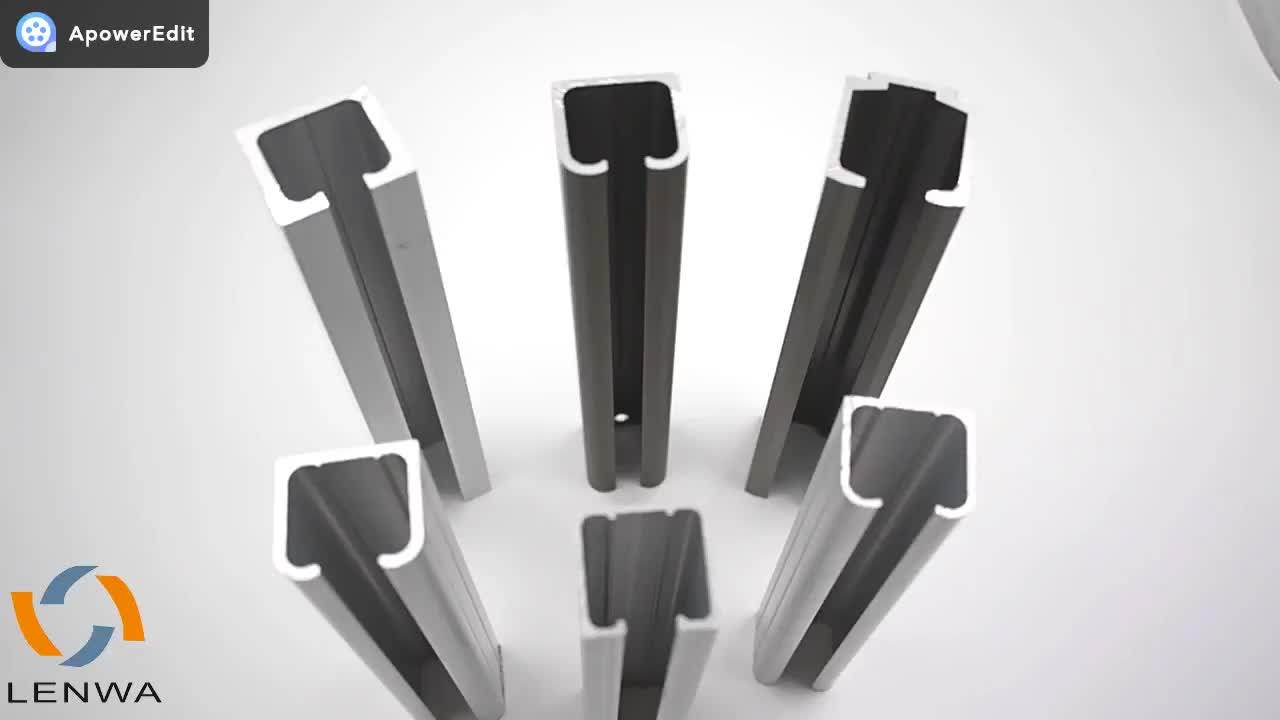 Lenwa Aluminium Sliding Door Track Aluminum Alloy Universal Moving