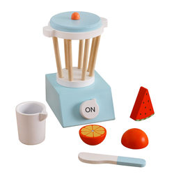 Passing every children's simulation wooden kitchenware cooker tableware coffee machine coffee machine microwave oven juice machine