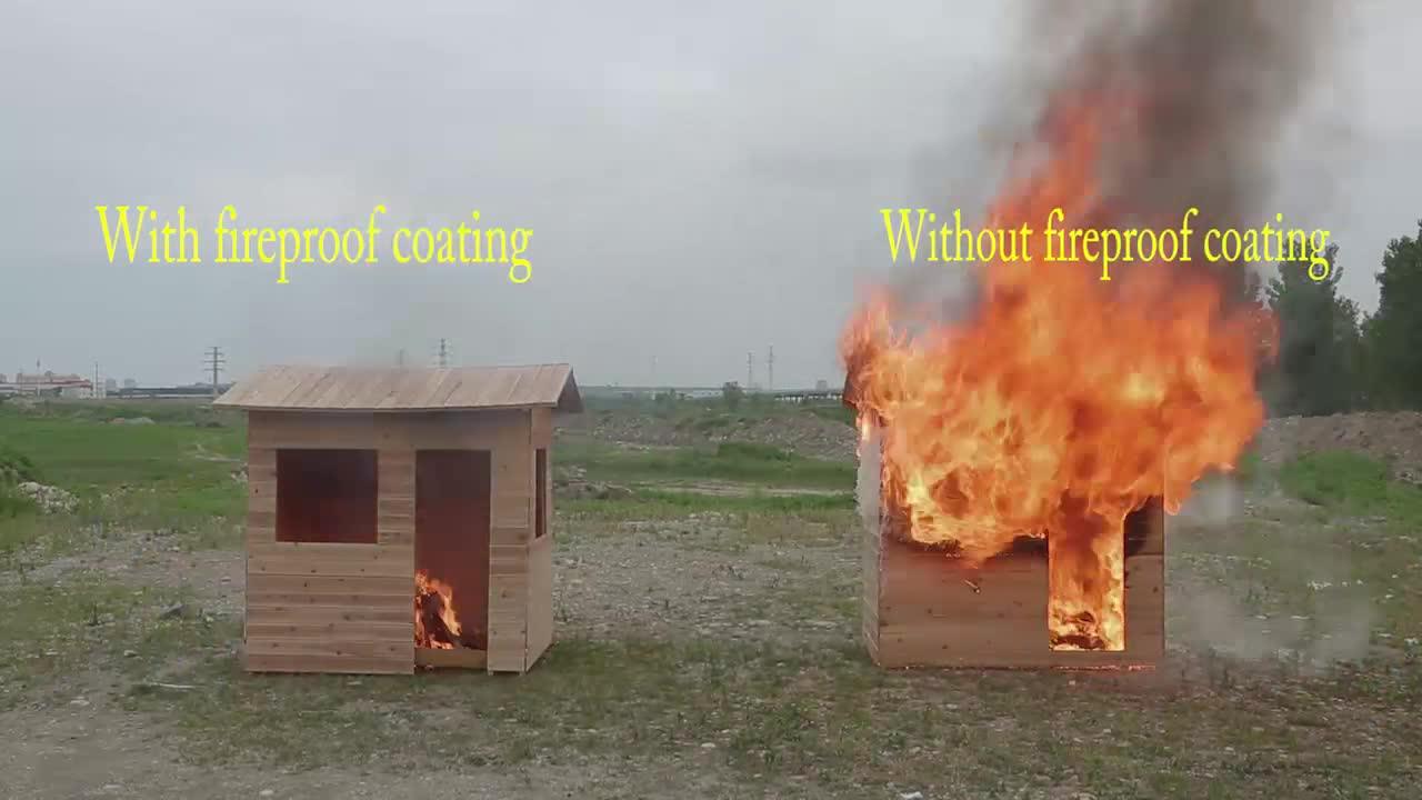 Transparent Fireproof Coating Intumescent Coating Thirty Minutes Fire Retardant Spf Coating For