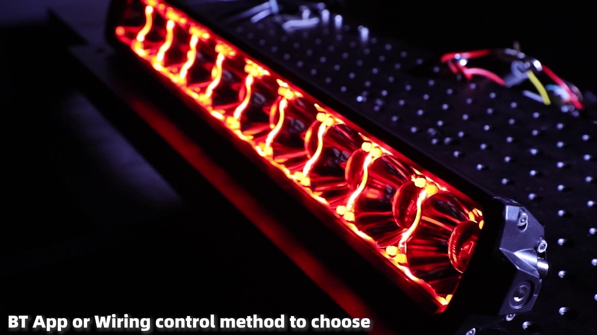 Aurora Patent Screwless Truck Led Bar Light 6 10 20 30 40 50inch Dual