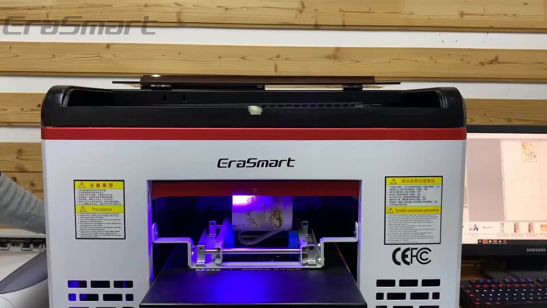 A3 Color Mug Printing Machine Uv Inkjet Printer Flatbed Uv Printer