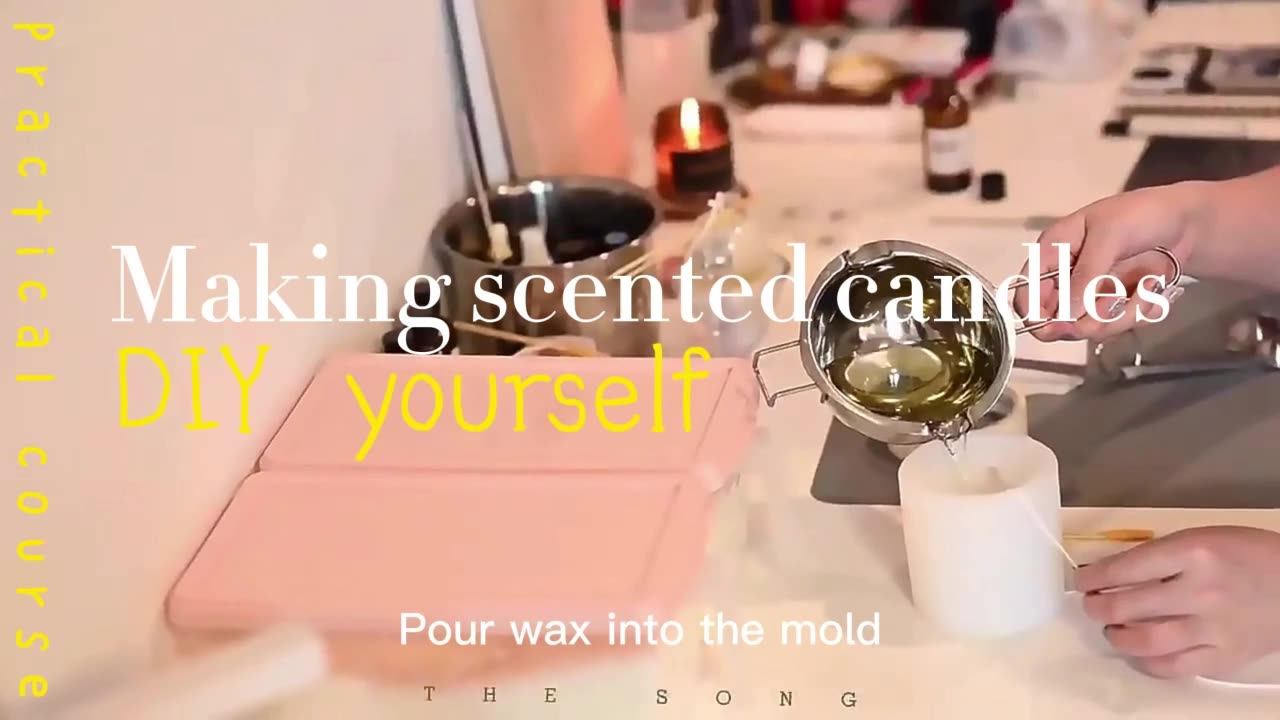 Dm832 Large Candle Bowl Molds Planter Jar Wax Holder Tray Cement