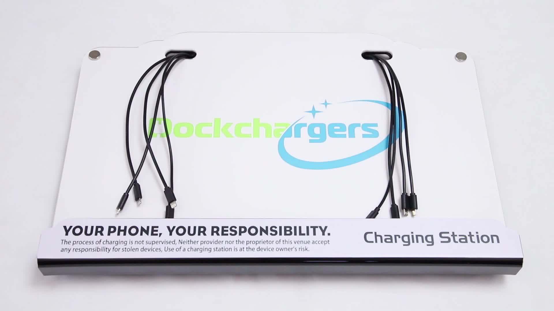 Dockchargers Wall Mount Mobile Phone Charging Station,Cell Phone