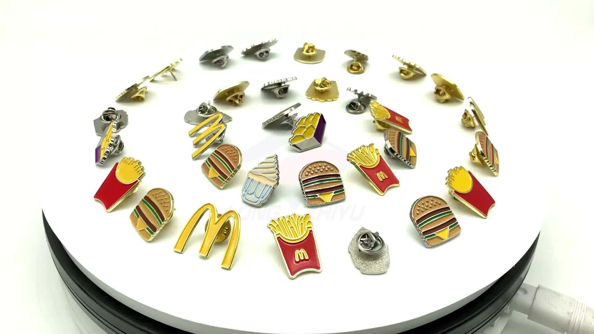 Longzhiyu 15years Manufacture Customized Metal Enamel Pin Badge