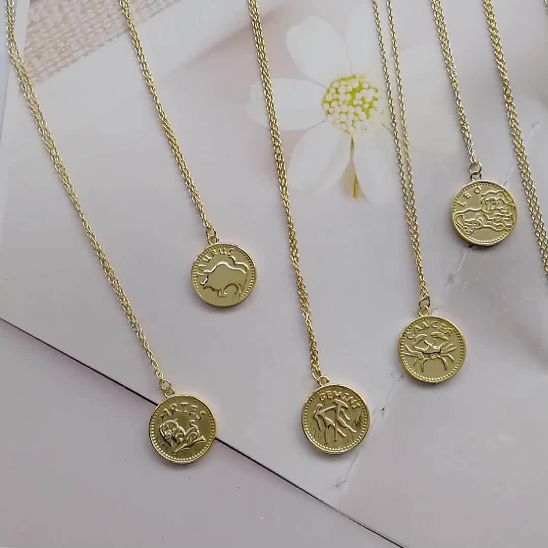 925 14k Gold Enigmatic Scorpio Necklace 
