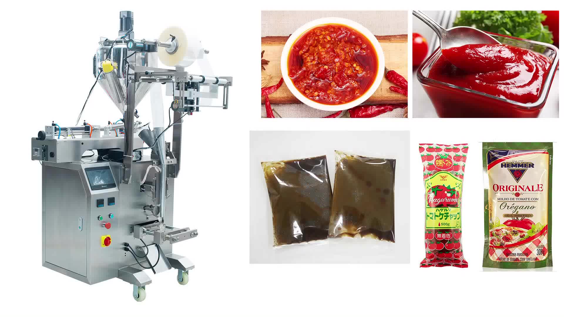Stainless Steel Automatic Filling Stick Bag Ice Candy Packaging Machine