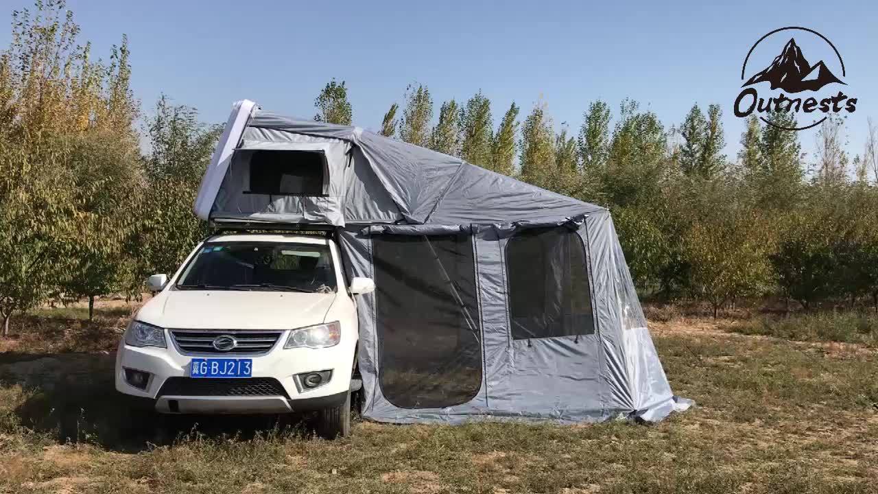 4 Persons Hard Shell Roof Top Tents With Annex And Awning Buy Roof