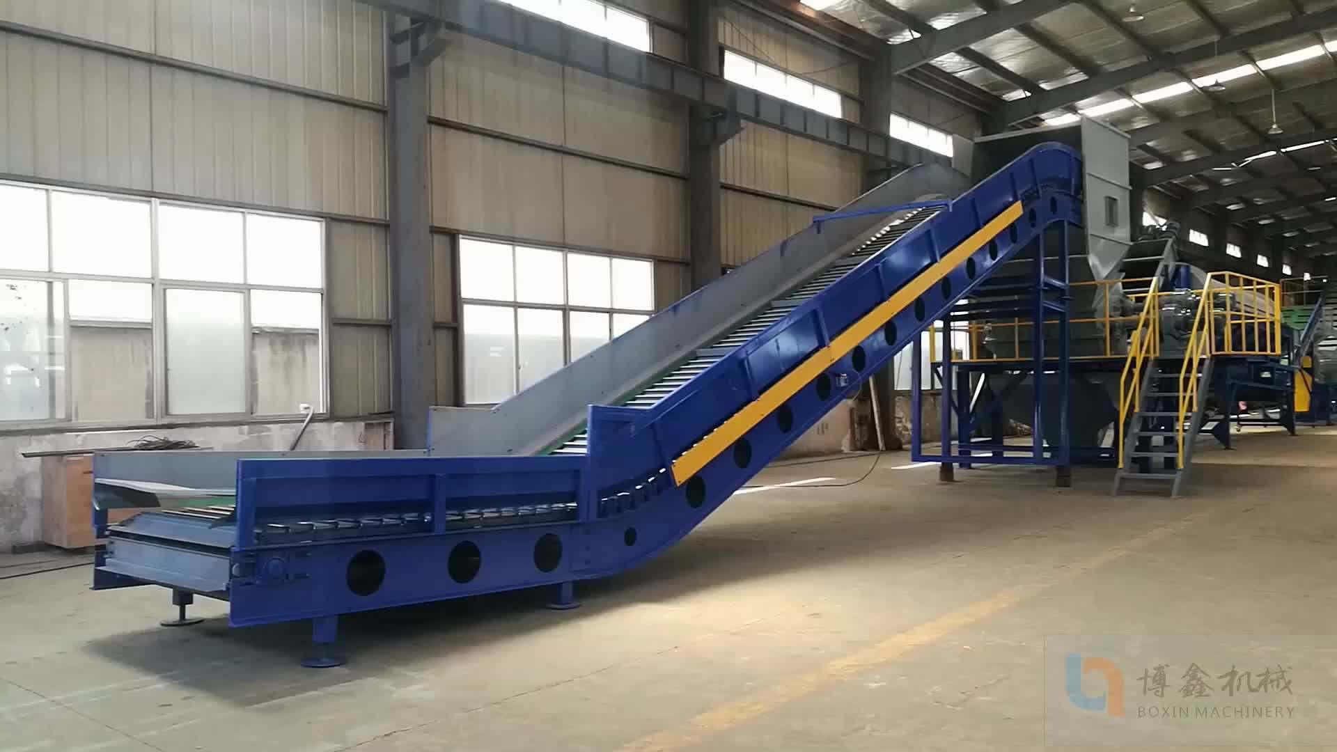 Professional Plastic Recycling Machine For Dry Cleaning Plastic With