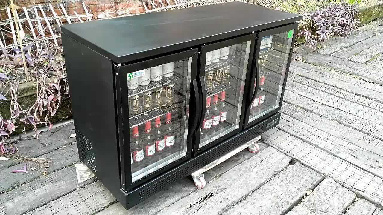 Commercial Beer Freezer Cooler Frostfree Stainless Steel Bar Fridge 4