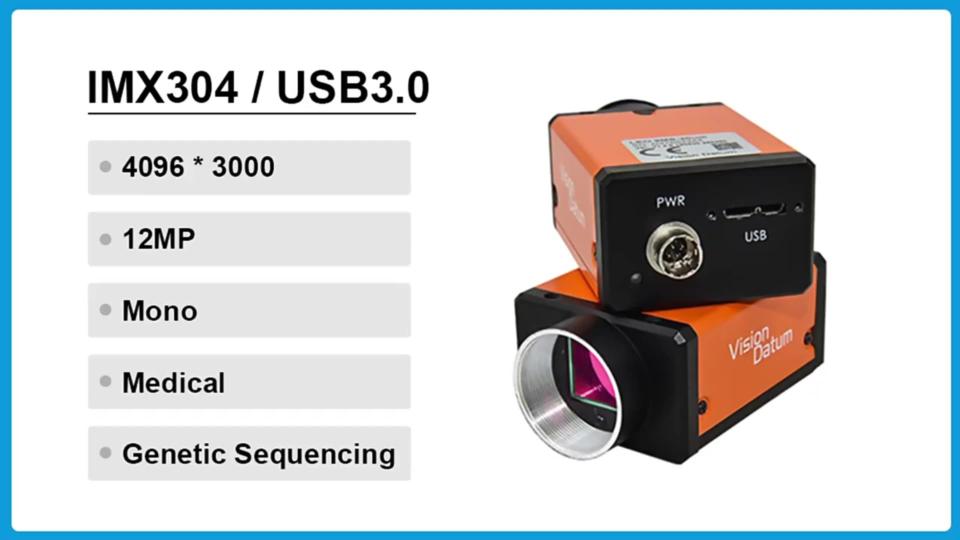 Vision Datum Leo 720s520um/uc High Frame Rate Slow Motion 520fps Sony