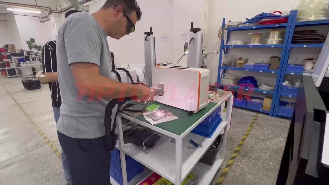 Portable Laser Paint Removal Cleaning Machine Tiptoplaser 200w 100w 50w