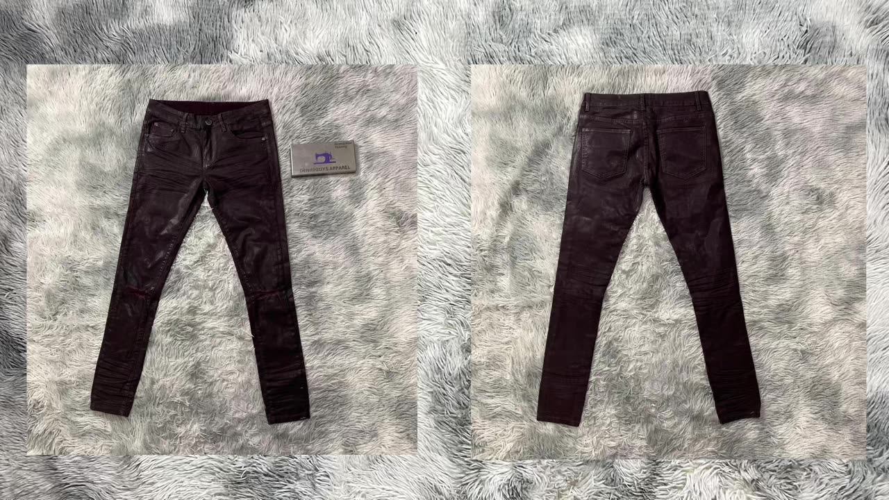 Denimguys Men's Y2k Ripped Denim For Men Slim Skinny Stretchy Jeans