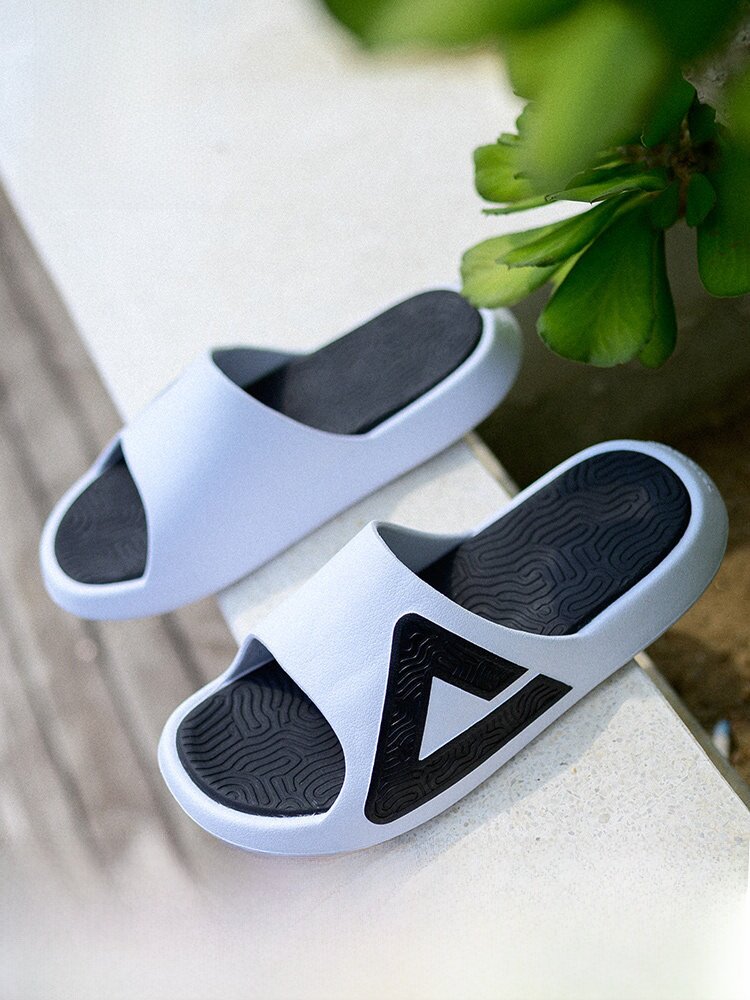 Peak Slippers for Men, Autumn Home Dormitory Non-Slip Sandals, Men's Student Basketball Sports Recovery Shoes, Women's