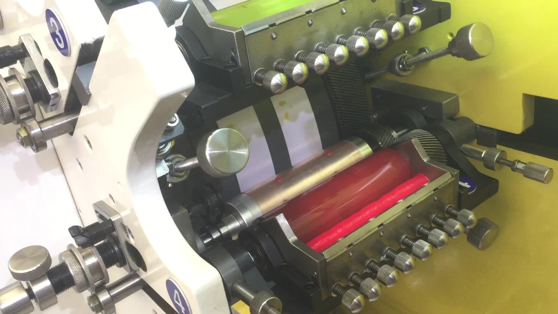 Jr1241 Flexography Printer /front 4 Colors Back 1 Color Flexo Nylon