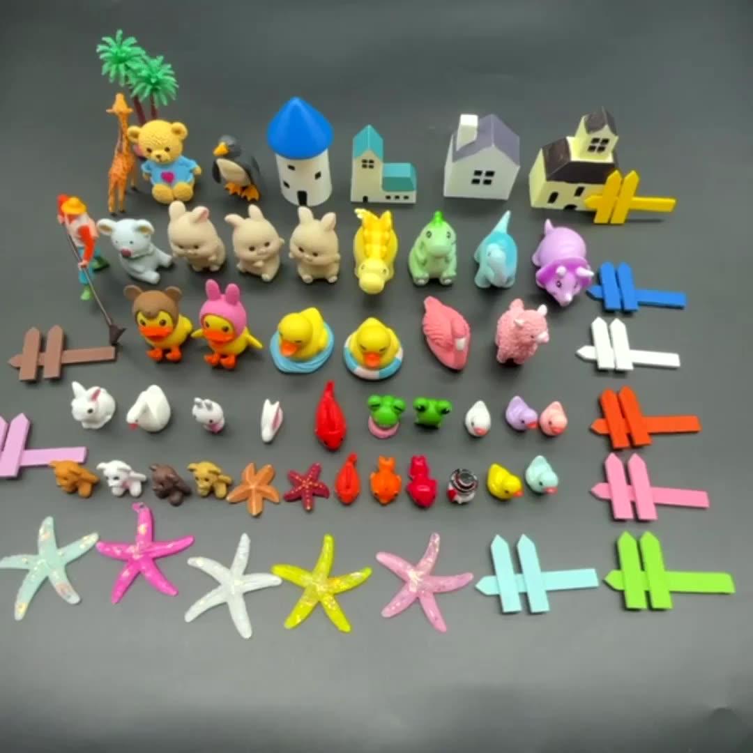 Handmade Popular Elephant Sheep Bear Miniature Small Resin Animal