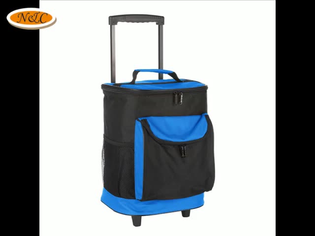 insulated cooler bag on wheels