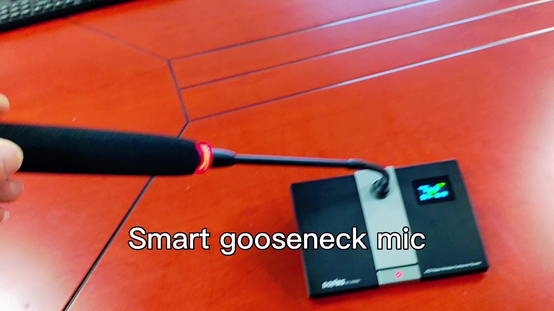 Conference Hall Sound Gooseneck System Microphone Digital Sonbs Meeting