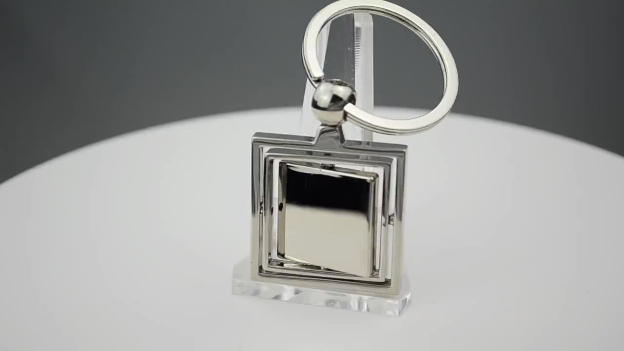 High Quality Wholesale Make Your Own Logo Metal Key Chain Aluminium Keychain Custom Die Cut