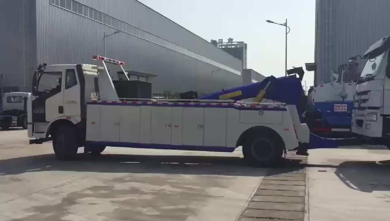 Road Recovery Vehicle 8 Ton Towing Capacity Wheel Lift Wrecker Truck