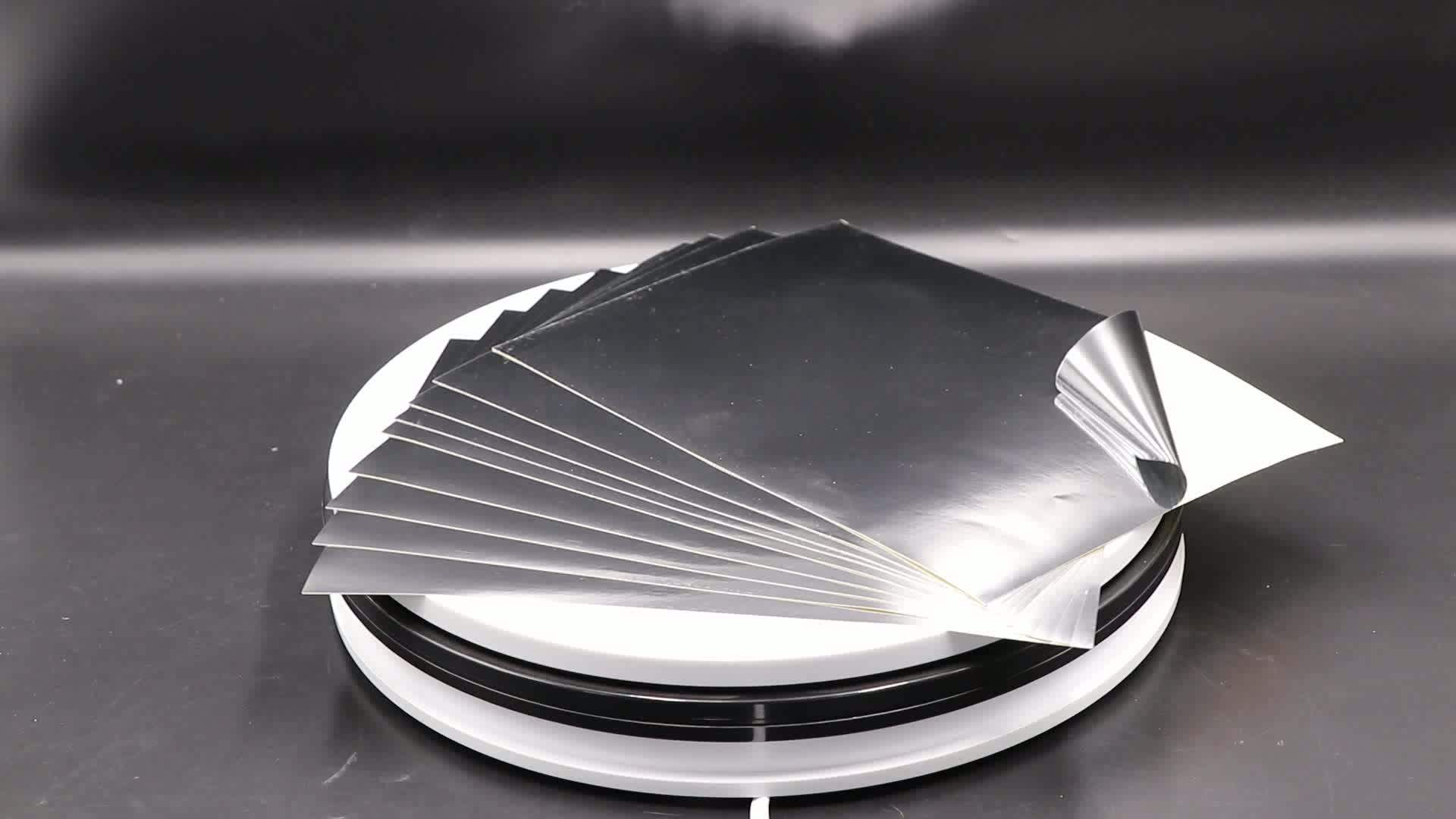 Label Mtaerial Self Adhesive Metallized Silver Polyester Film Buy