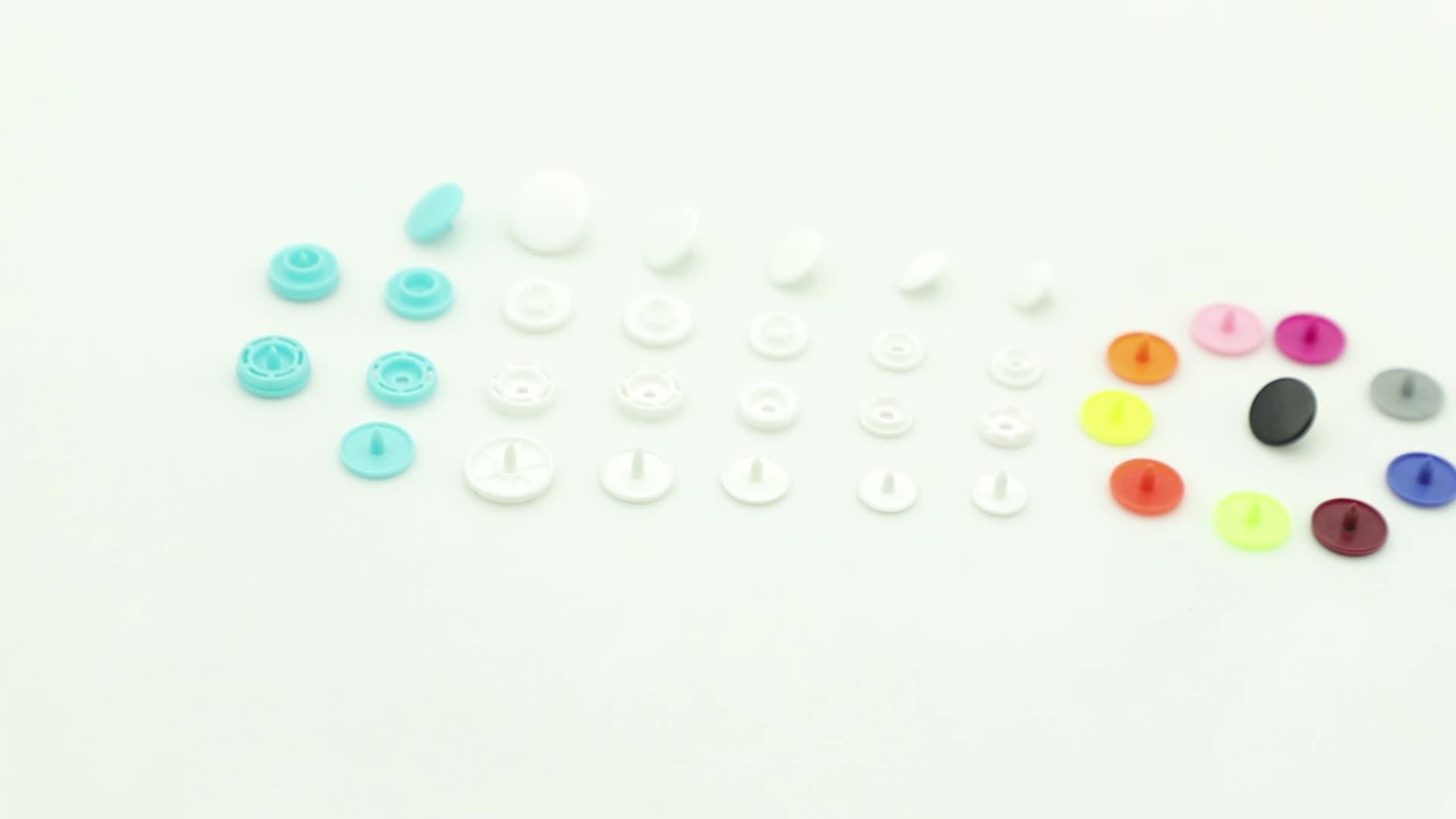 Pom Kam Similar Clothing Buttons 15mm Plastic Snap Button For Jacket