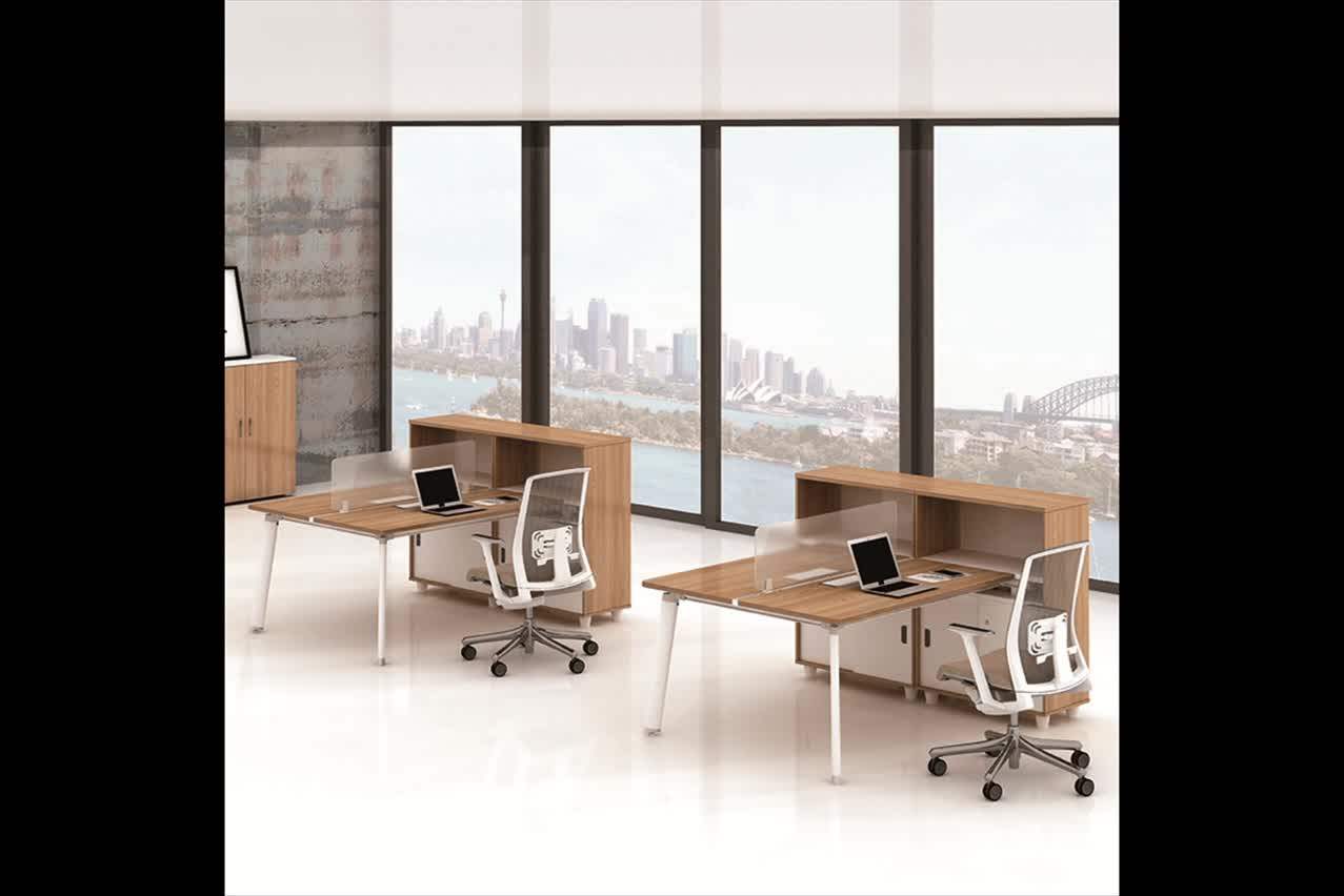 New Style Office Furniture 2 Person Office Workstation For Small Office