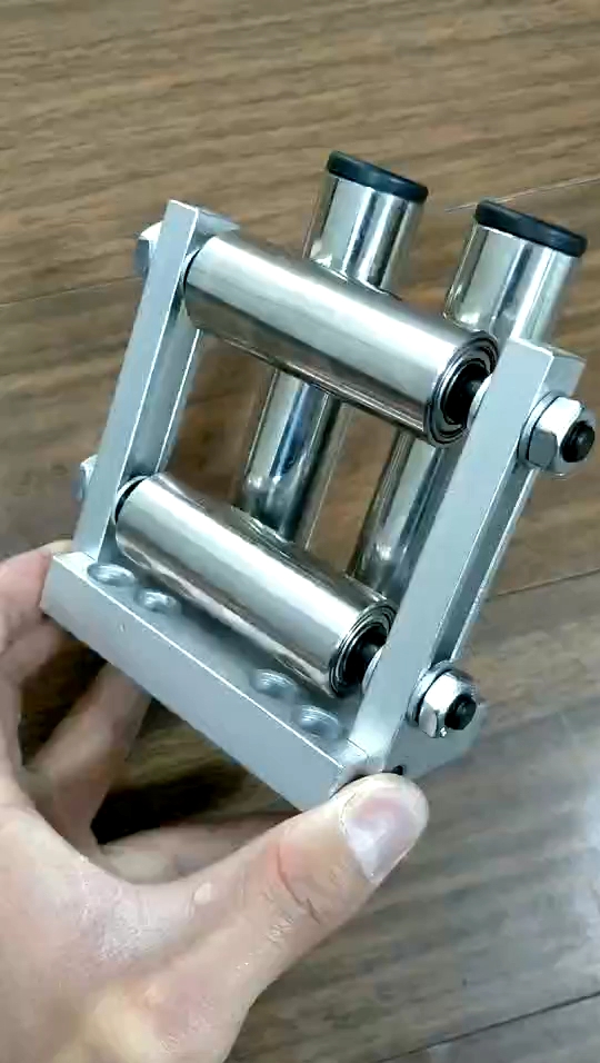 Fourroller Electrical Cable Guide Wire Roller For Winding,Iron Base